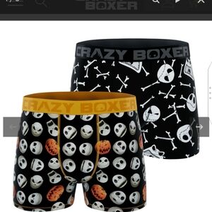 🆕 DISNEY NIGHTMARE BEFORE CHRISTMAS MEN'S BOXER BRIEFS - 2 PACK